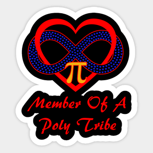 Polyamory Infinity Heart Poly Tribe Sticker